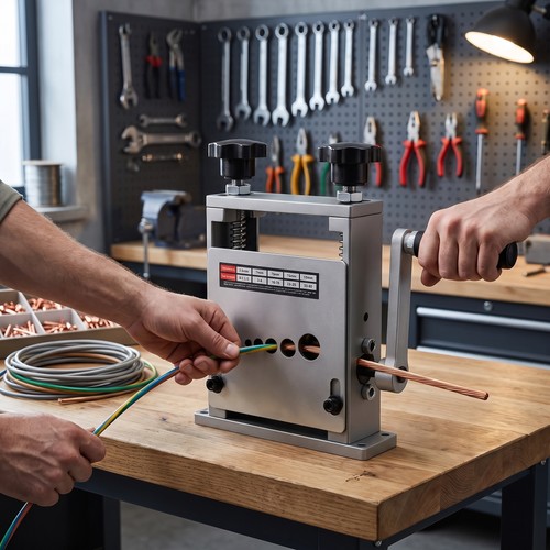 Manual electric wire stripping - manual,
